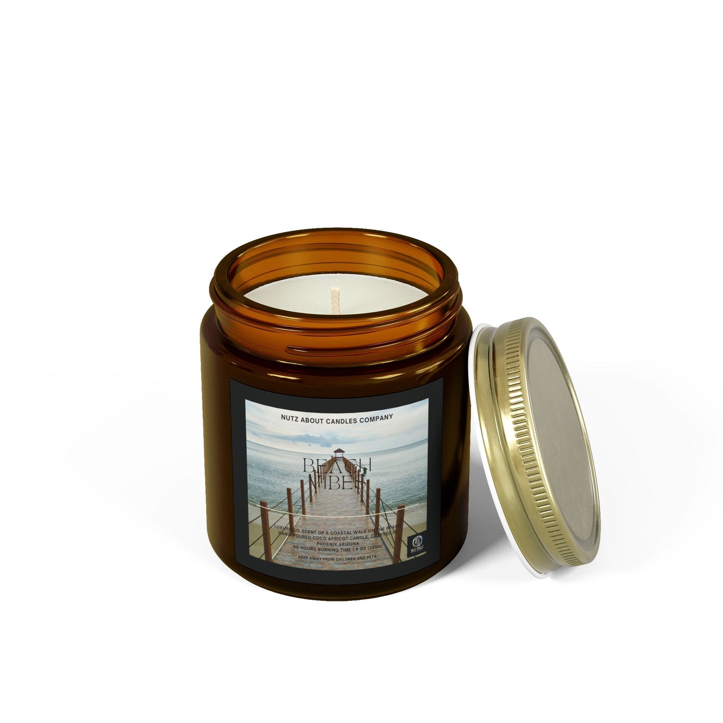 Beach Vibes Coconut Apricot Wax (9oz) Scented Candle