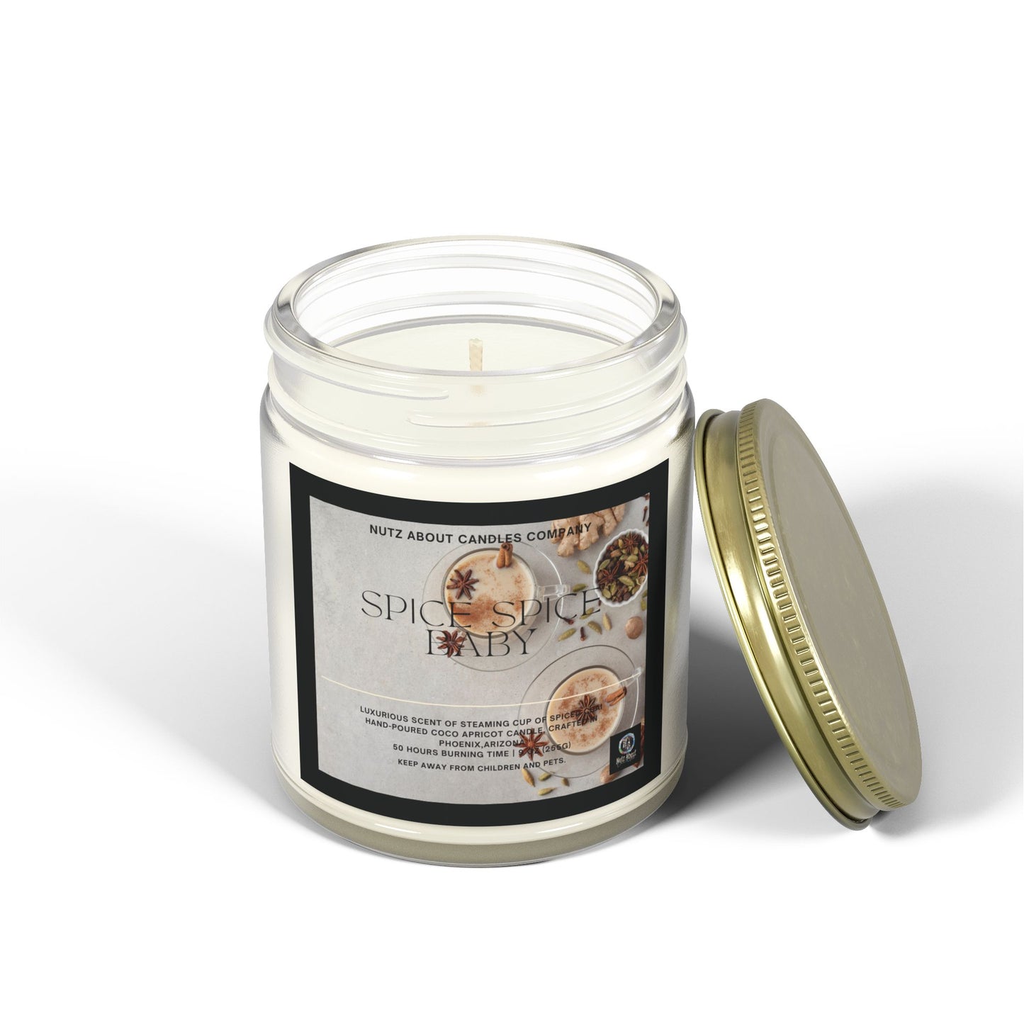 Spice Spice Baby - Coconut Apricot Wax (9oz) Scented Candle