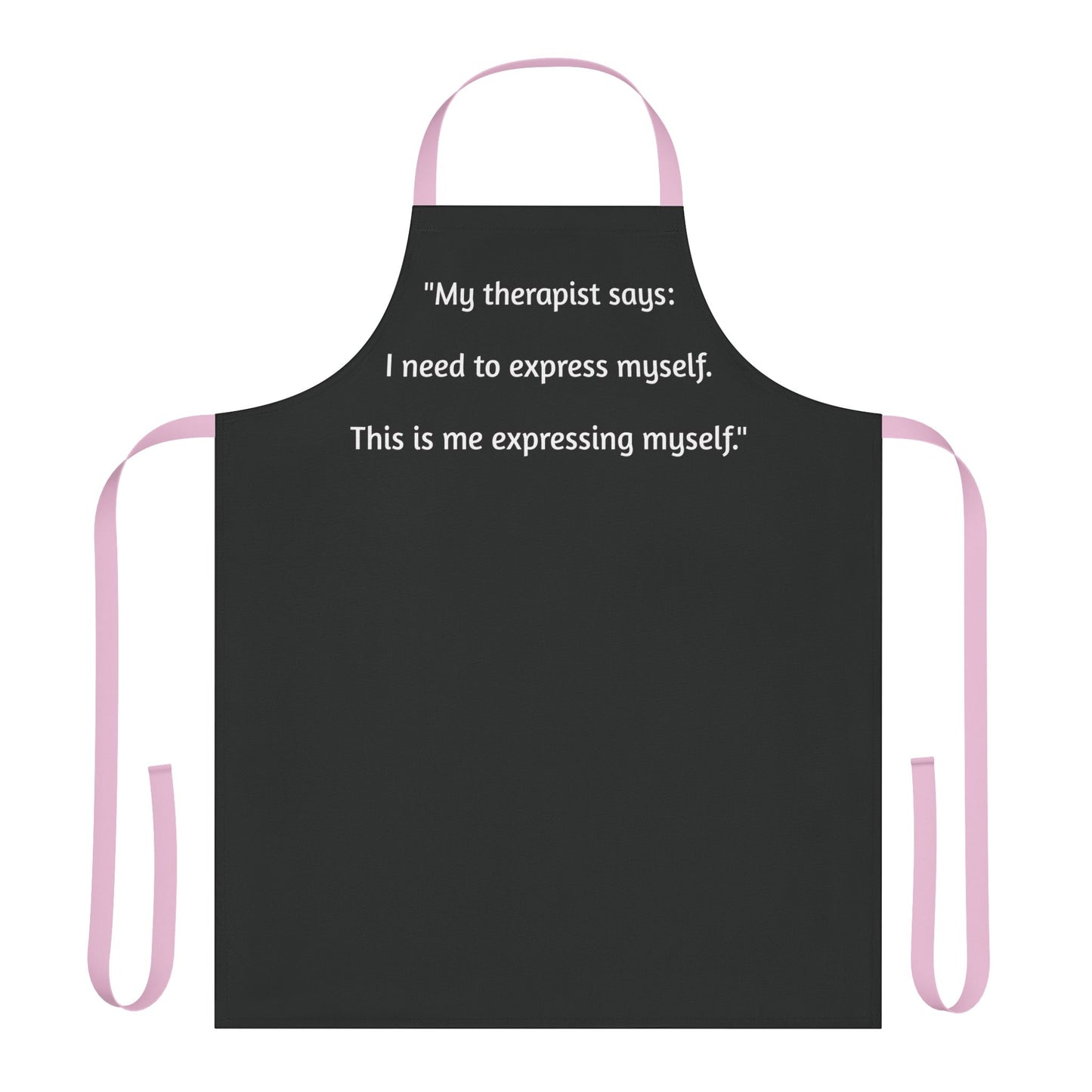 Therapy Apron -Black/ Black Strings