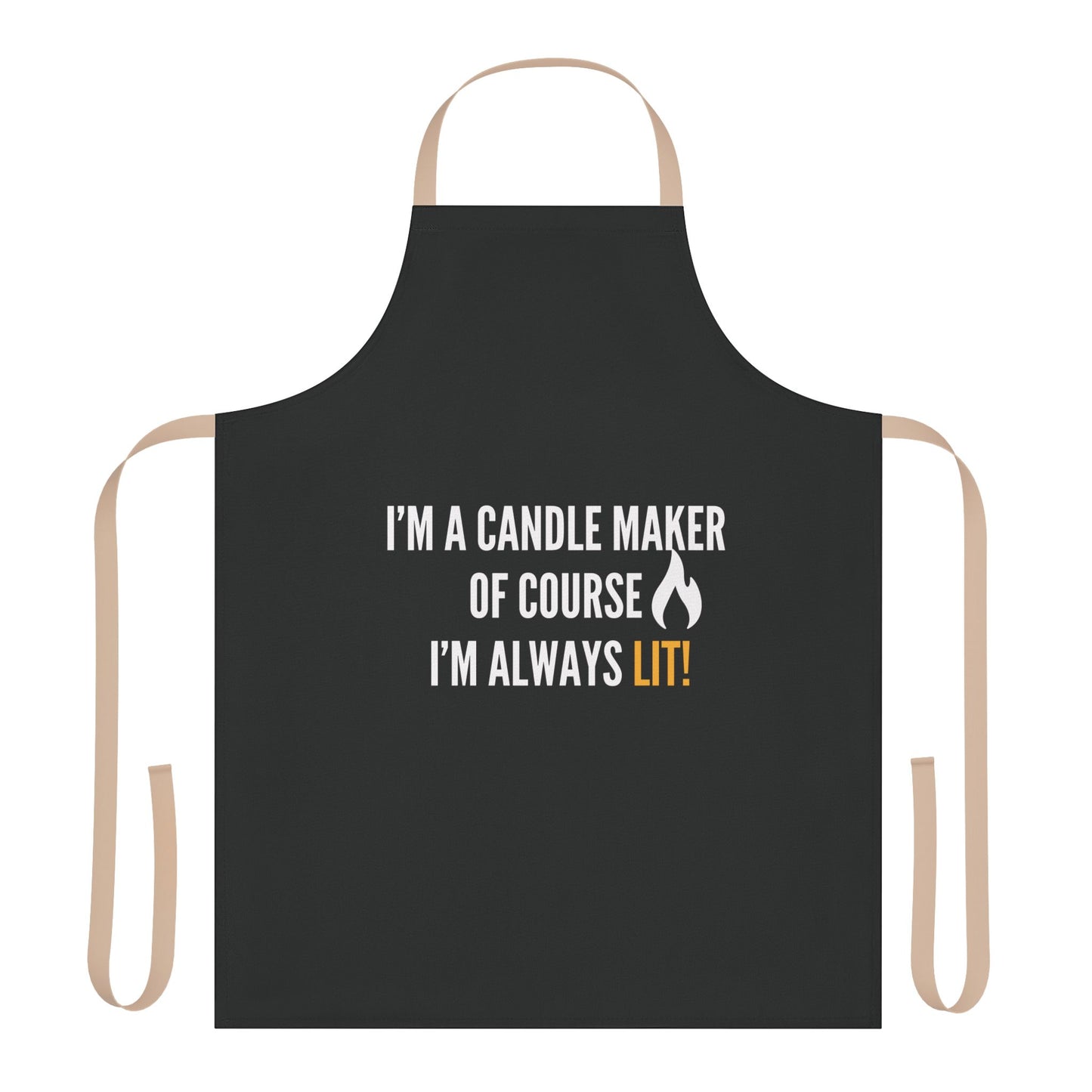 Candle Maker Apron LIT BLK, 5-Color Straps