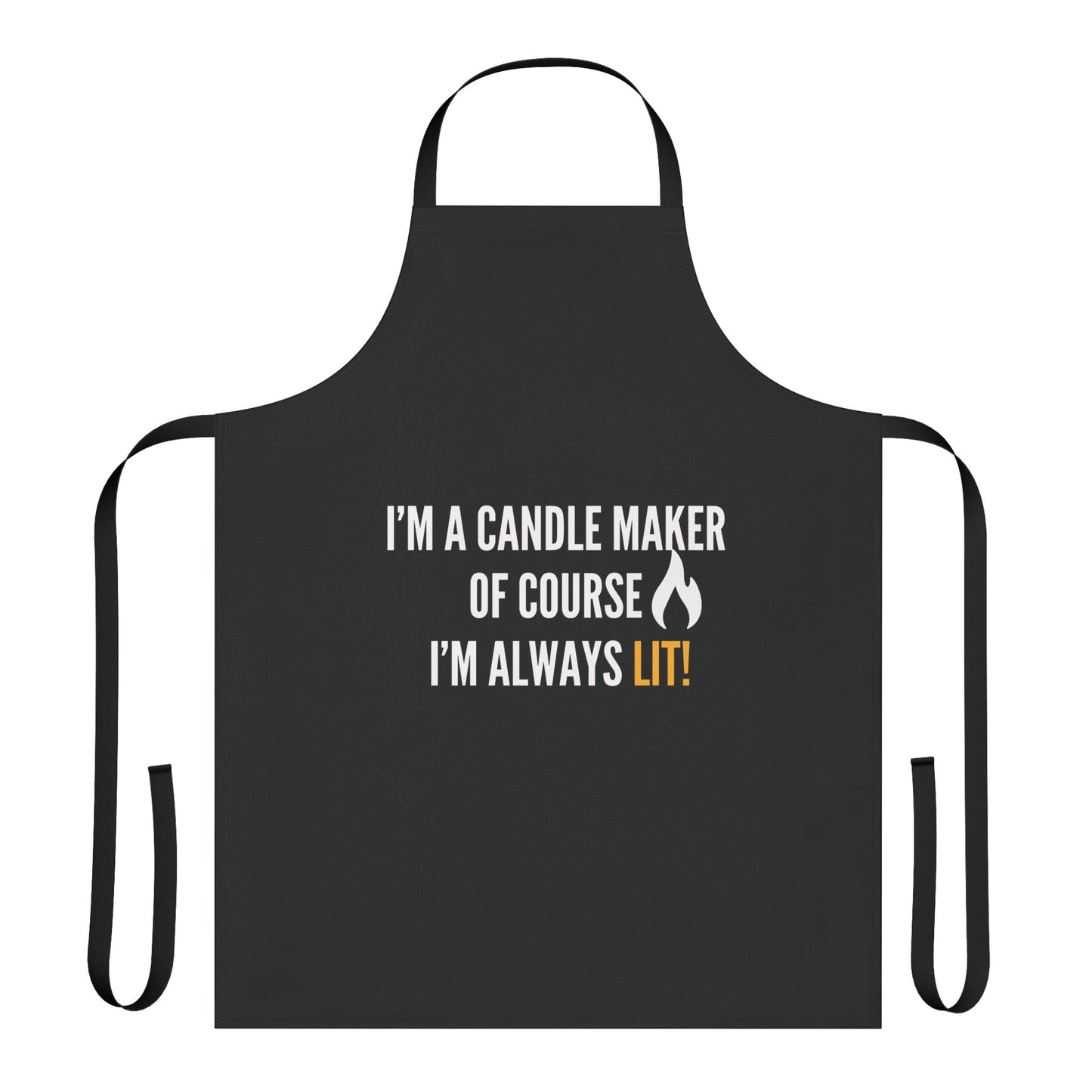 Candle Maker Apron LIT BLK, 5-Color Straps