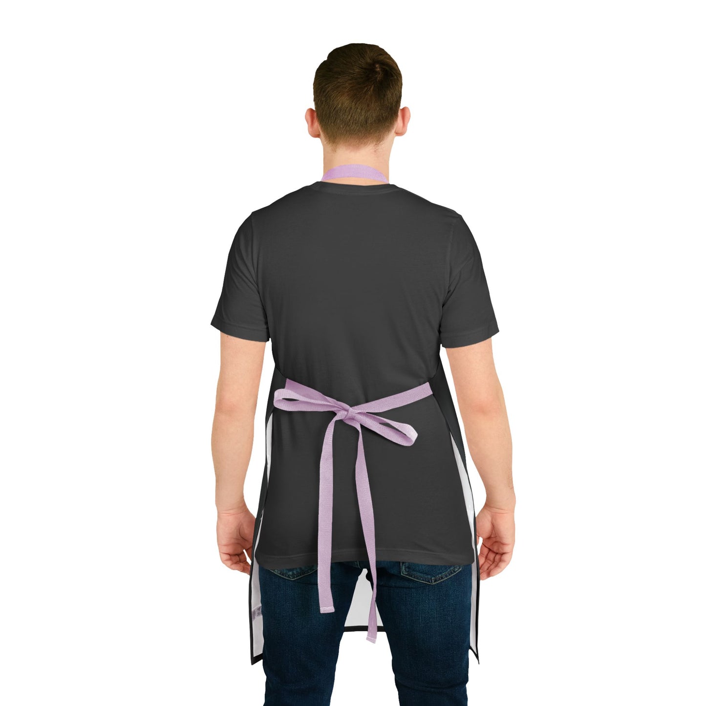 Therapy Apron -Black/ Blue Strings