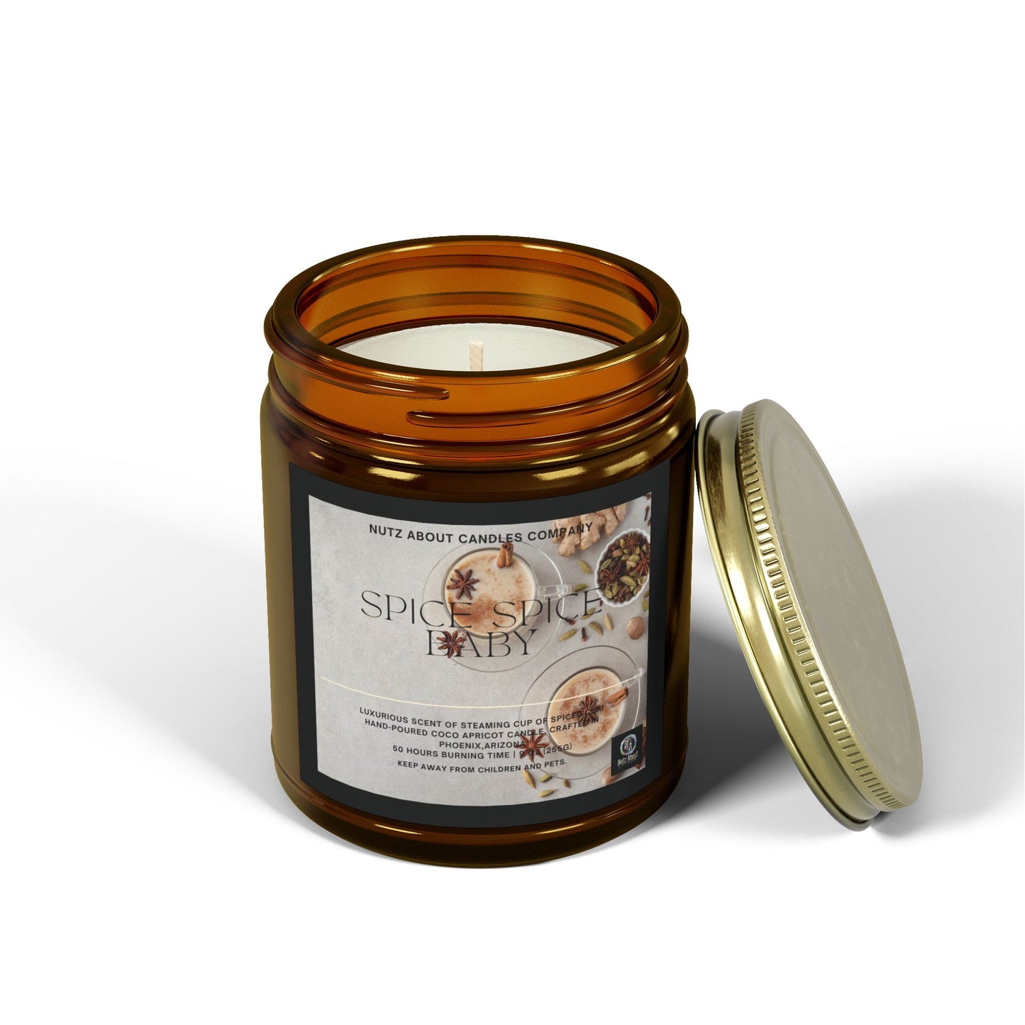 Spice Spice Baby - Coconut Apricot Wax (9oz) Scented Candle