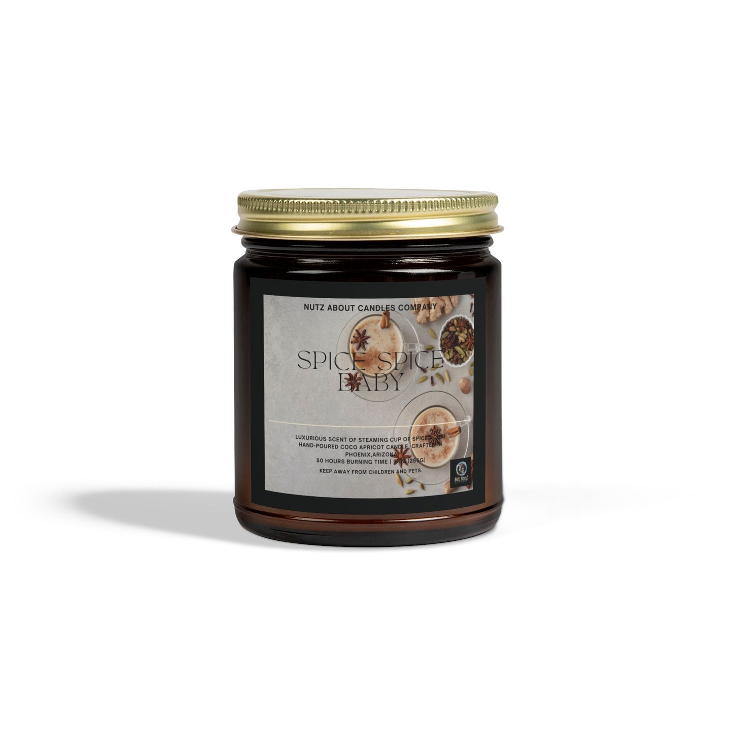 Spice Spice Baby - Coconut Apricot Wax (9oz) Scented Candle