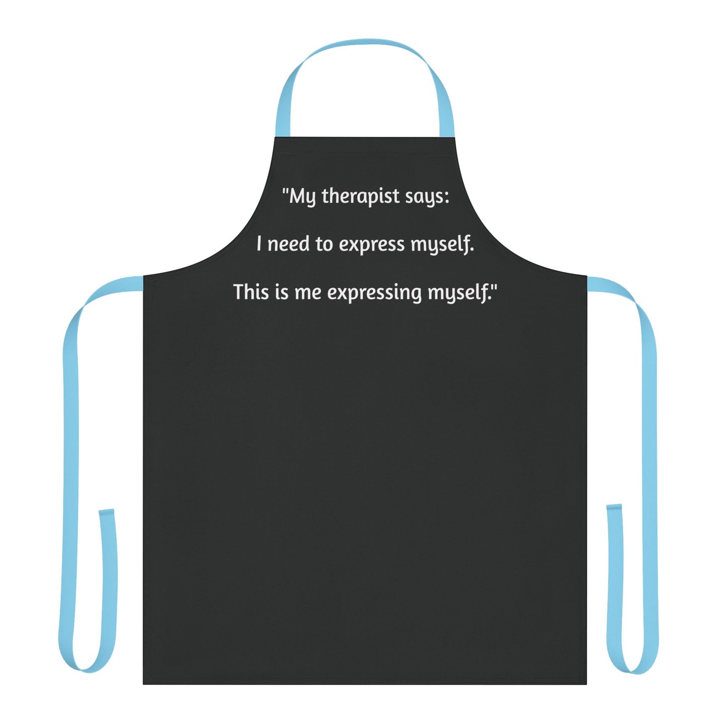 Therapy Apron -Black/ Black Strings