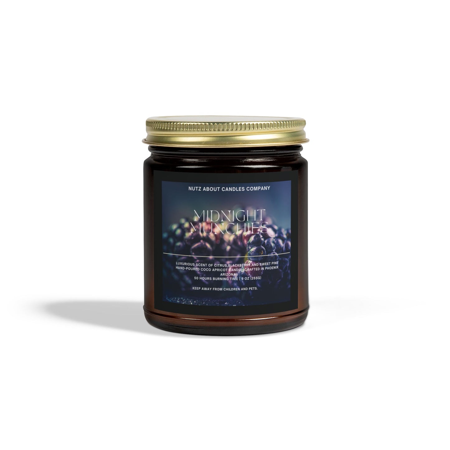 Midnight Munchies- Coconut Apricot Wax (9oz) Scented Candle