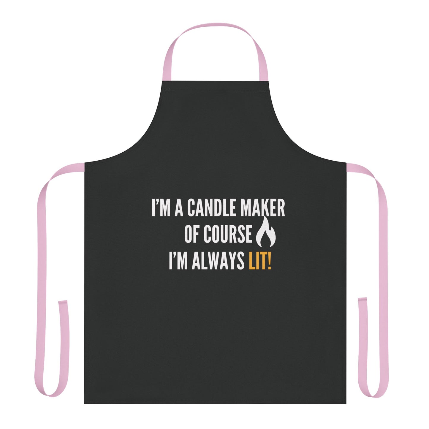 Candle Maker Apron LIT BLK, 5-Color Straps