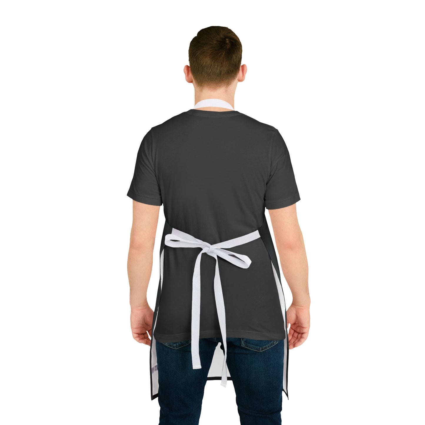 Therapy Apron -Black/ Blue Strings