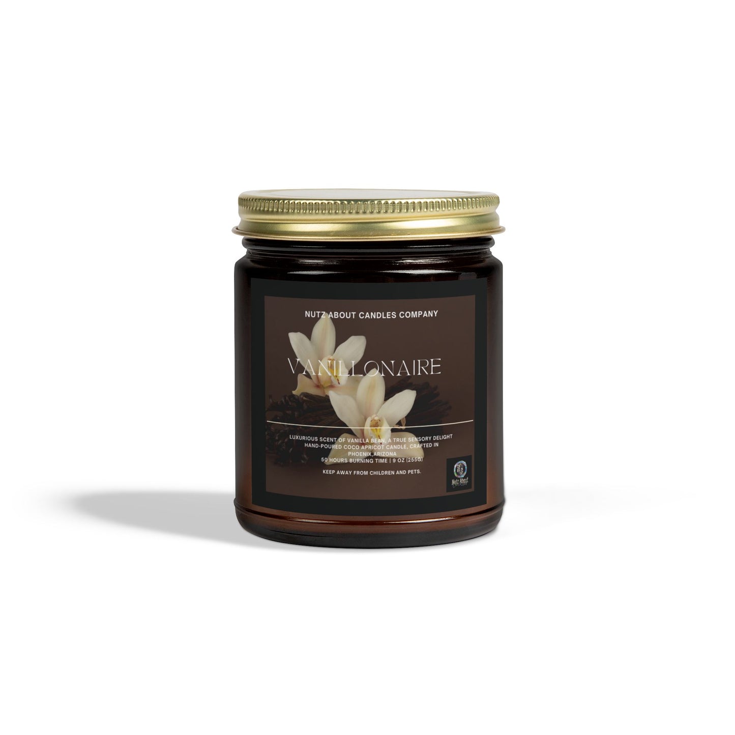 Vanillaonaire - Coconut Apricot Wax (9oz) Scented Candle