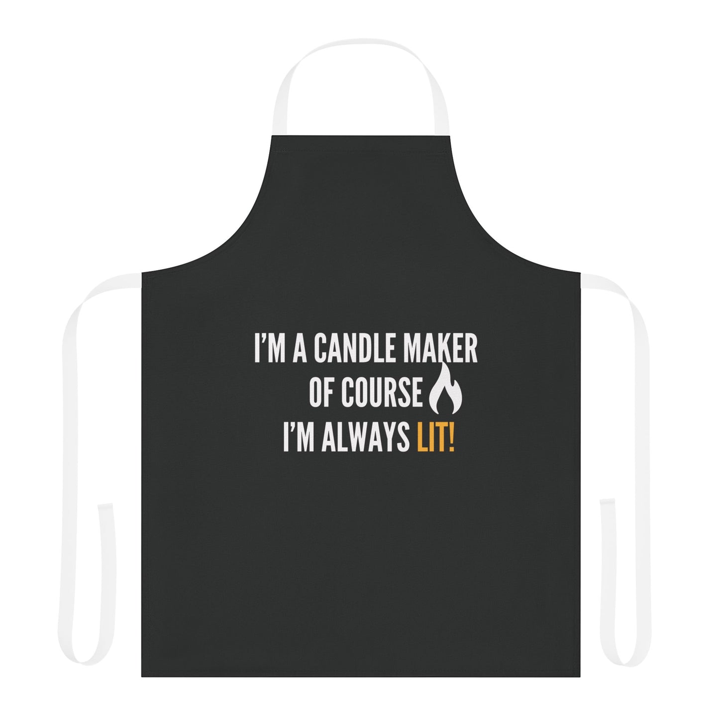 Candle Maker Apron LIT BLK, 5-Color Straps