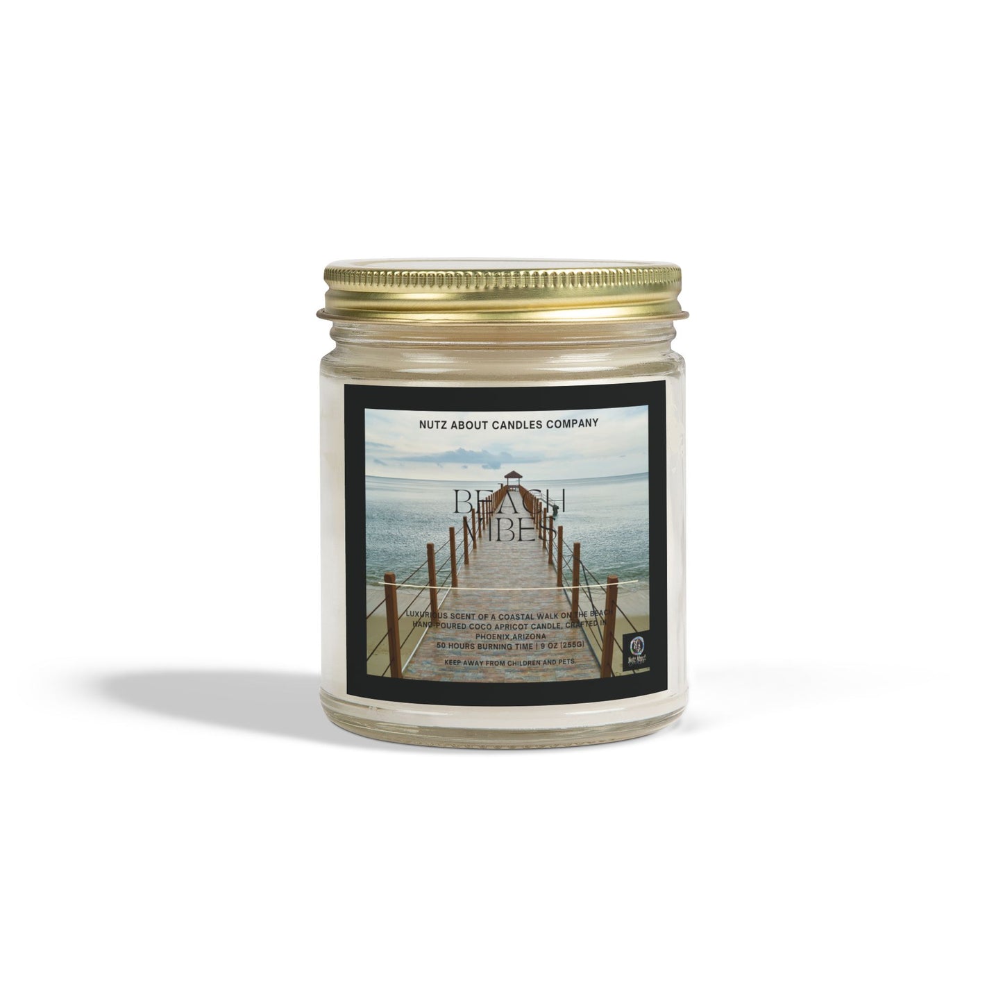 Beach Vibes Coconut Apricot Wax (9oz) Scented Candle