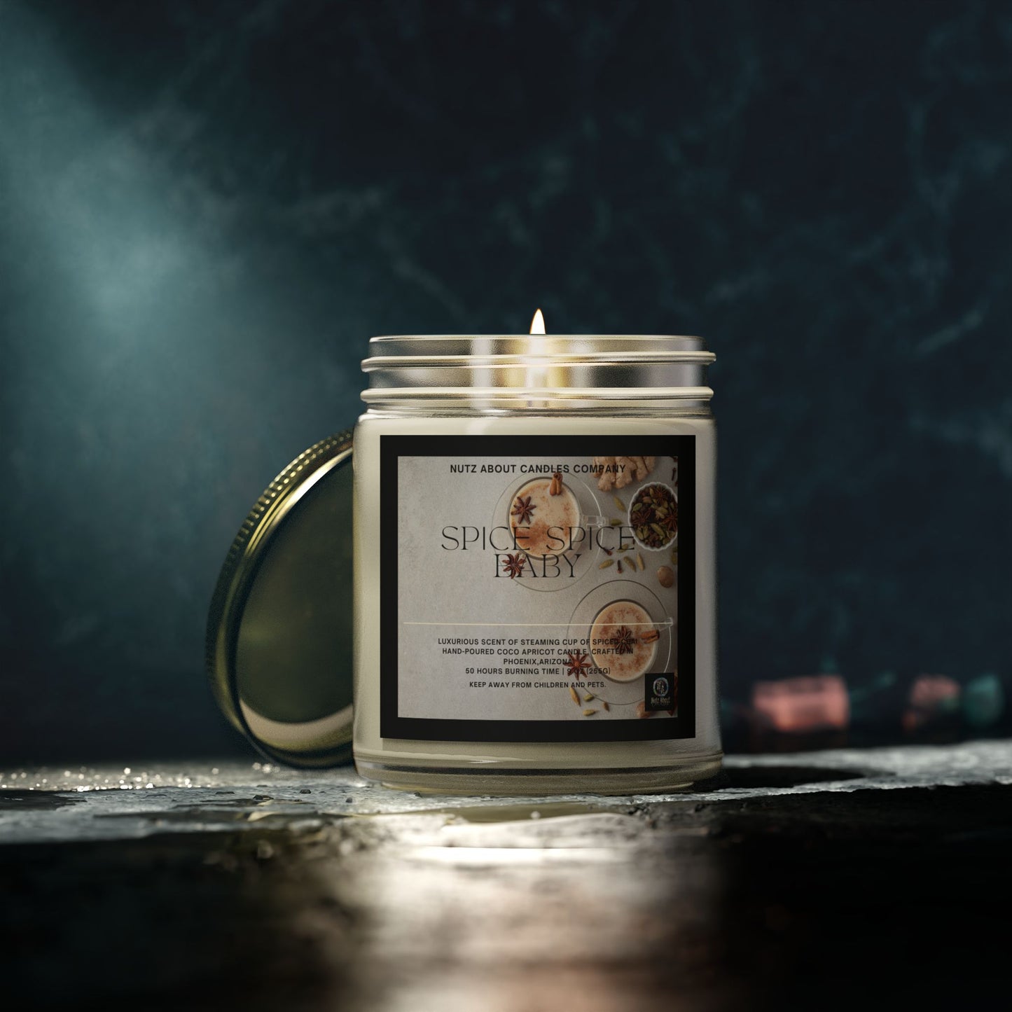 Spice Spice Baby - Coconut Apricot Wax (9oz) Scented Candle