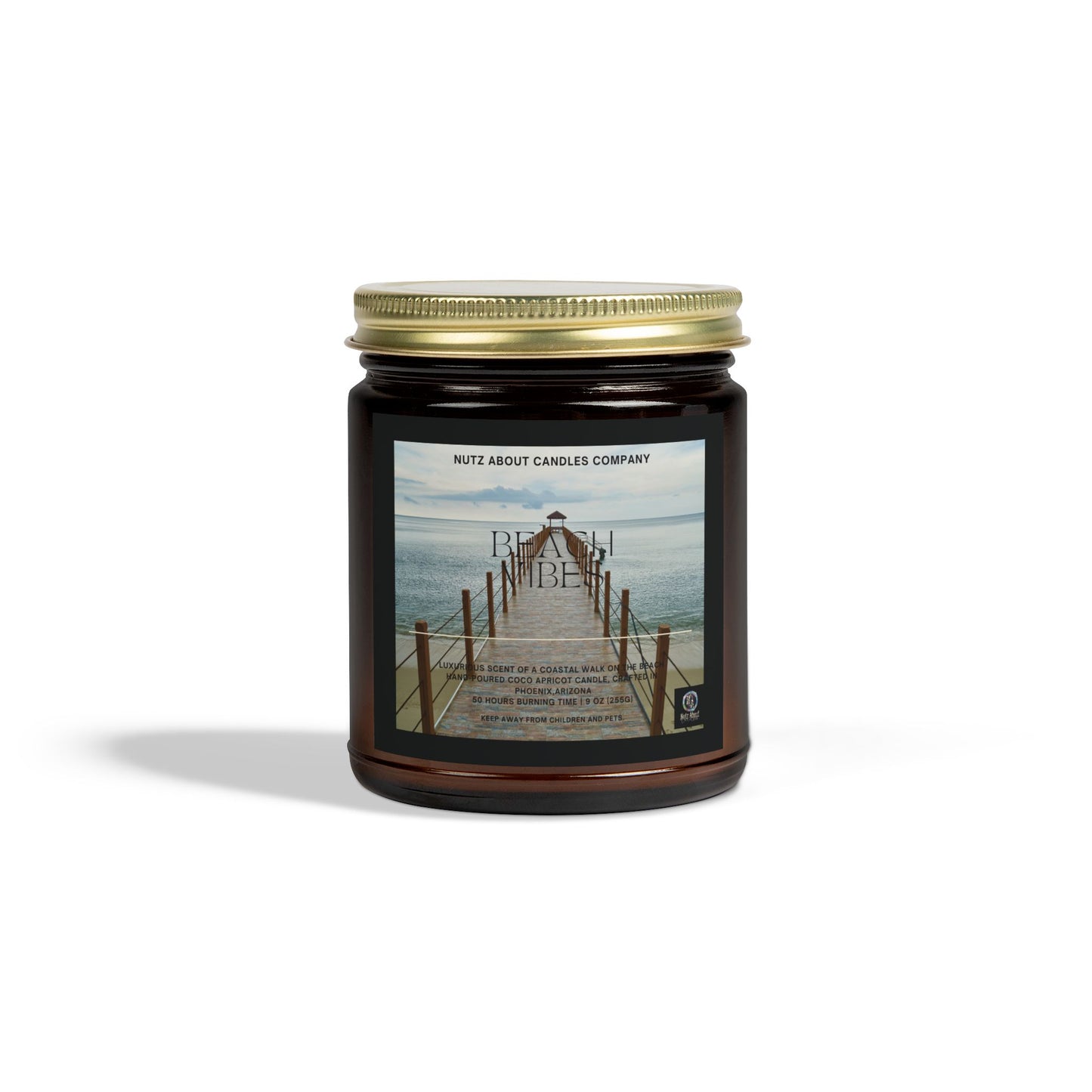 Beach Vibes Coconut Apricot Wax (9oz) Scented Candle