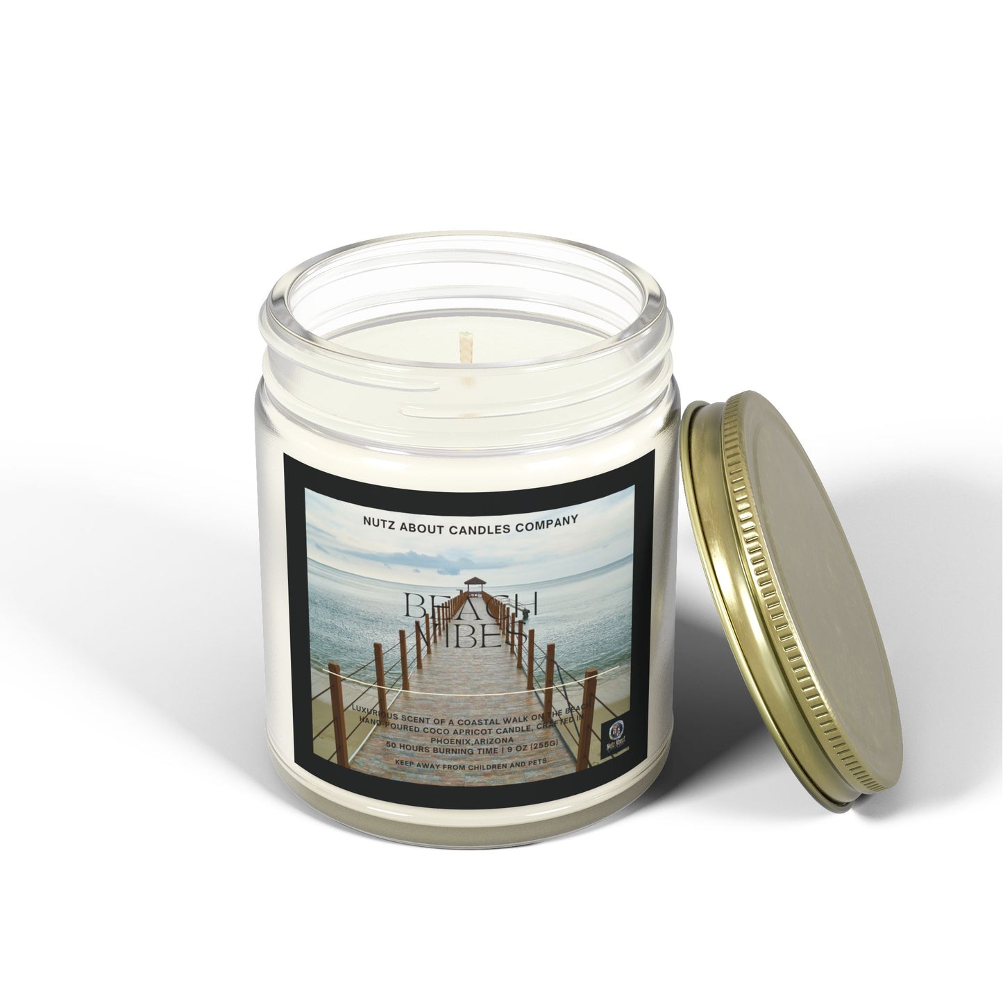 Beach Vibes Coconut Apricot Wax (9oz) Scented Candle