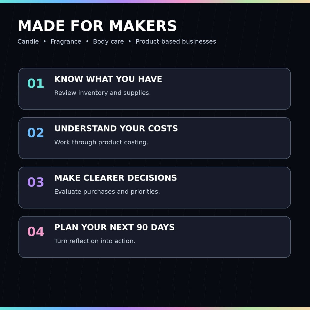 The 30-Day Maker Reset | Fillable Workbook + Excel Business Toolkit