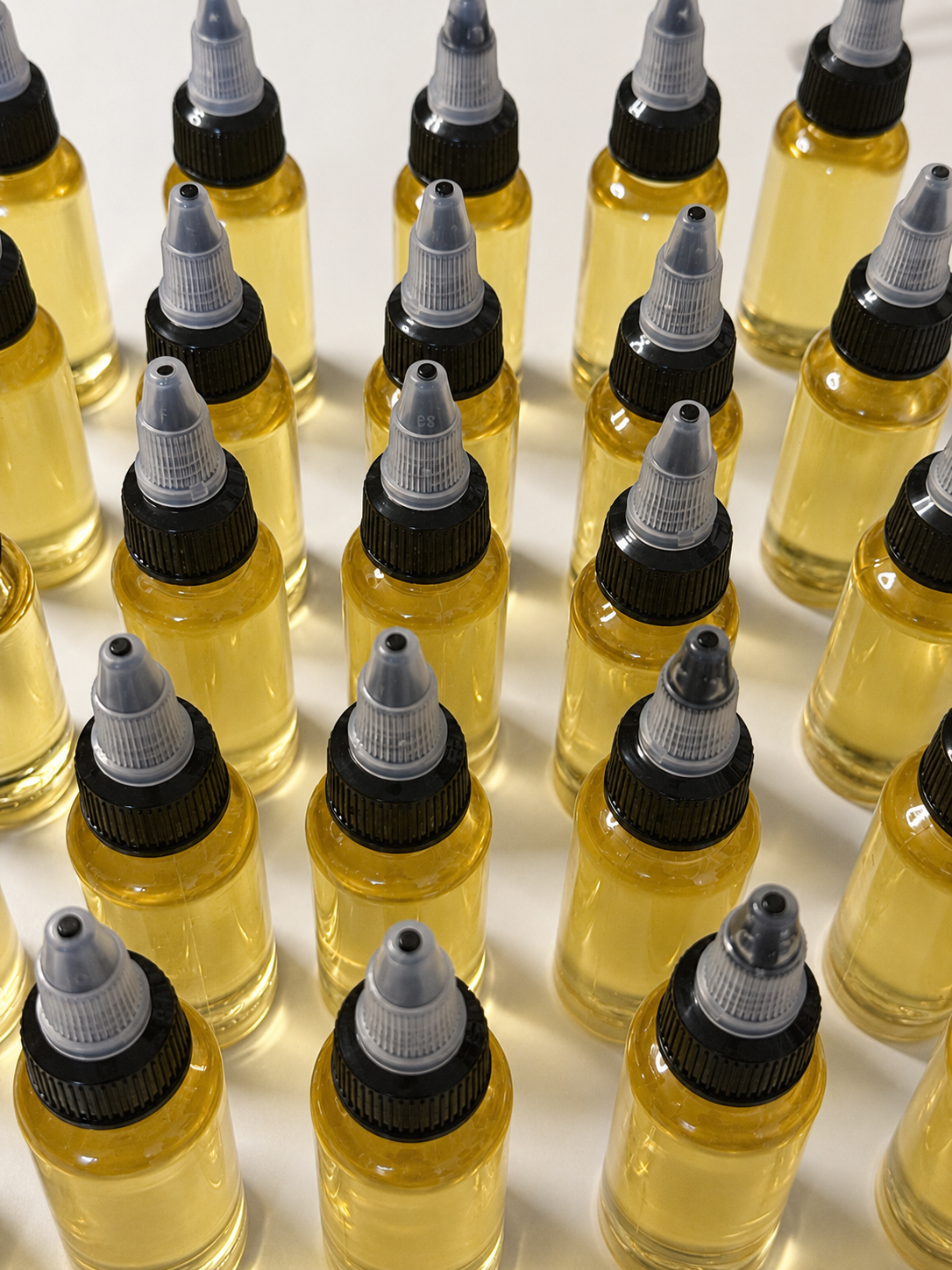 Golden fragrance body oils